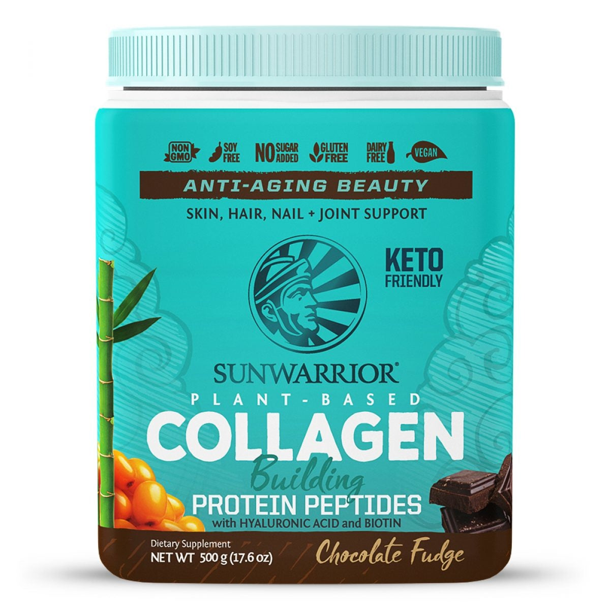 Vegan Collagen Building Protein- Chocolate Fudge 500g