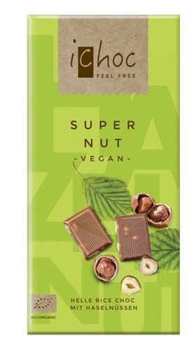 Ichoc Super Nut Vegan Chocolate 80g