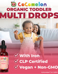 Mary Ruth's Cocomelon Toddler Liquid Multivitamin with Iron Drops 30ml