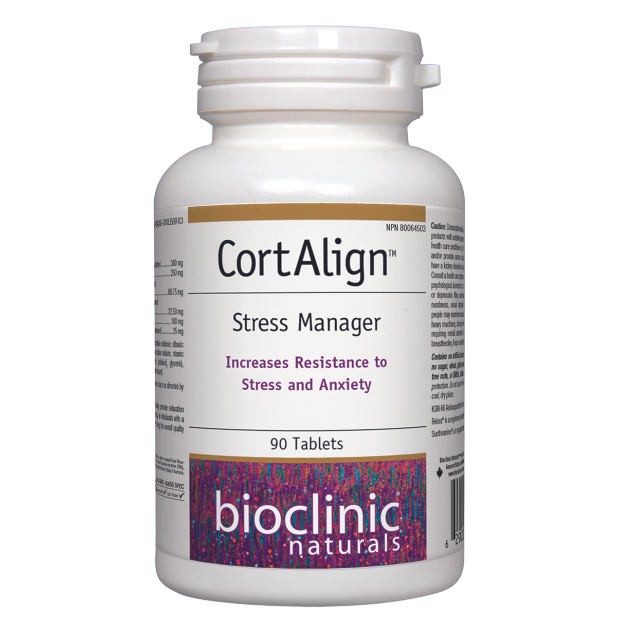 Bio Clinic CortAlign Stress Manager 90 tablets