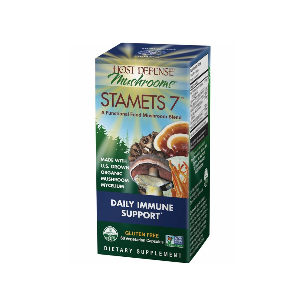 Host Defense Stamets 7 Mushroom Blend 60 caps