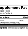 Designs for Health Magnesium Glycinate Chelate 120 vcaps