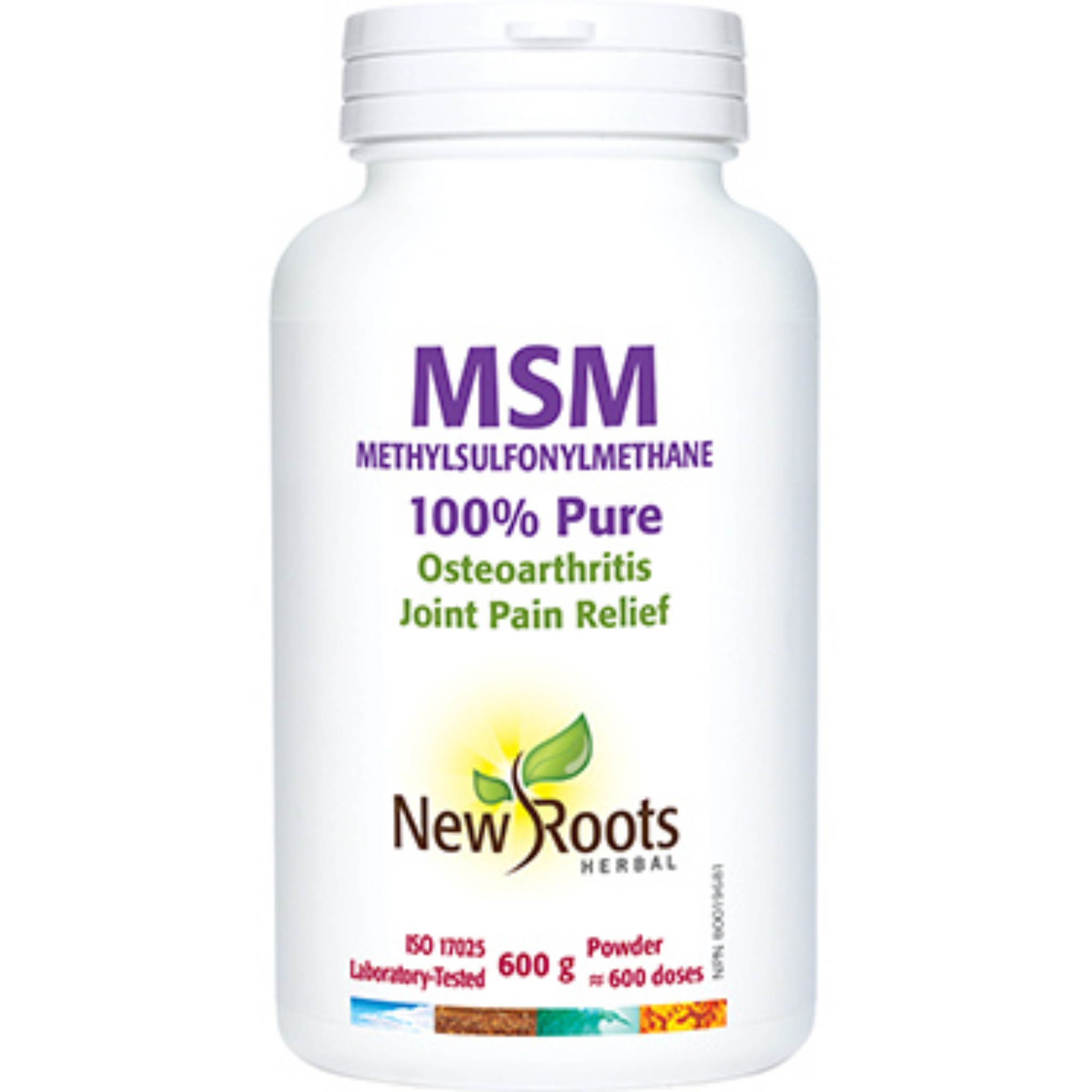 New Roots 100% MSM 600g