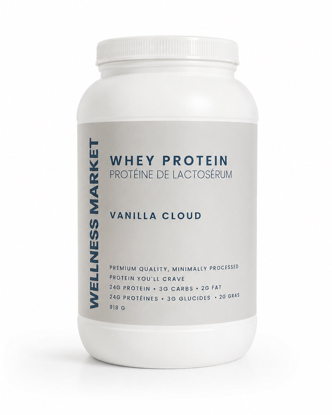 Wellness Market Whey Protein - Vanilla Cloud 918g
