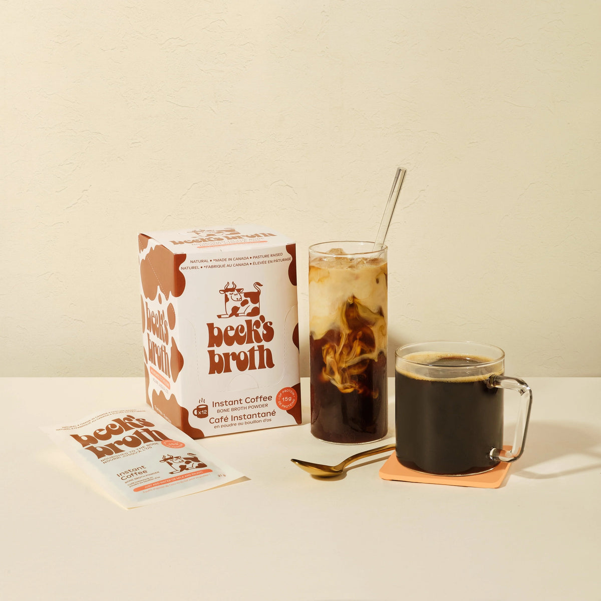 Beck's Broth Protein Instant Coffee