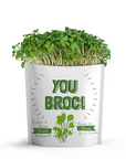 Microgreen Greeting Card - You Broc! Broccoli Microgreens