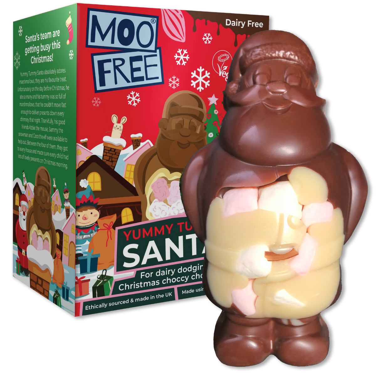 Moo Free Yummy Tummy Santa 100g