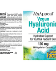 Natural Factors HyAppeal Vegan Hyaluronic Acid 120mg 60vcap