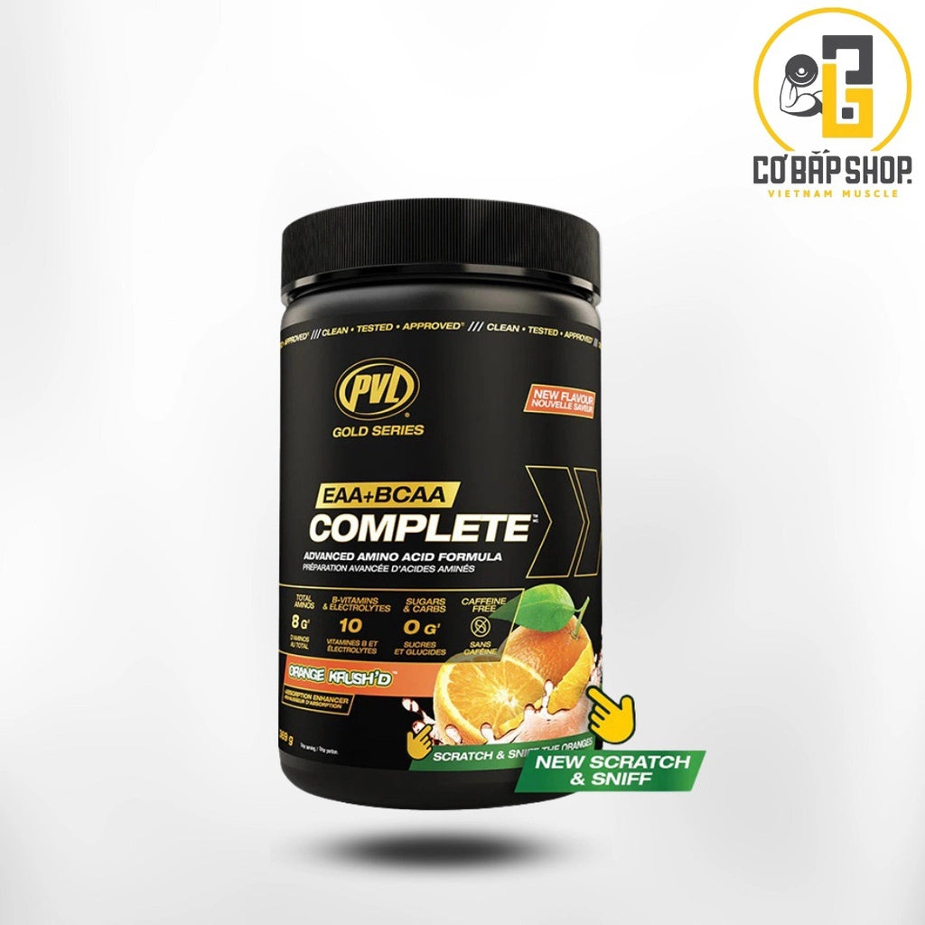 PVL Gold Series - EAA+BCAA Complete - Orange Krush'd - 369g